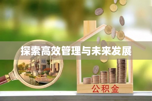 虹口探索高效管理与未来发展