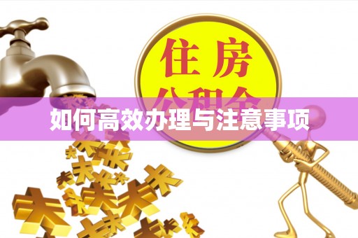 虹口如何高效办理与注意事项