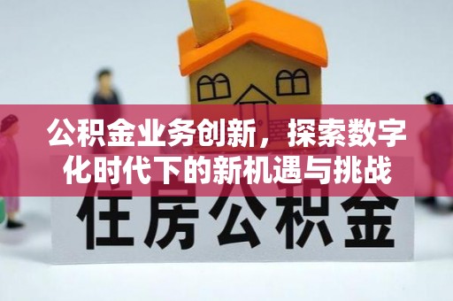 虹口公积金业务创新，探索数字化时代下的新机遇与挑战
