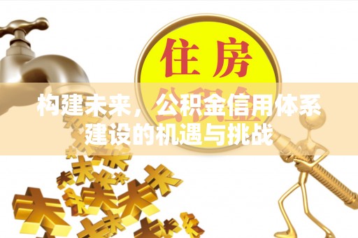 虹口构建未来，公积金信用体系建设的机遇与挑战